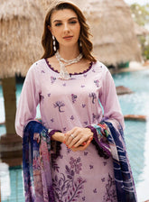 Riwayat By Ramsha Embroidered Lawn 3 Piece Unstitched Suit RM25RLEL Y-1101
